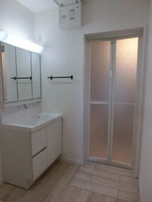 東向きタイプ203号室：洗面脱衣場