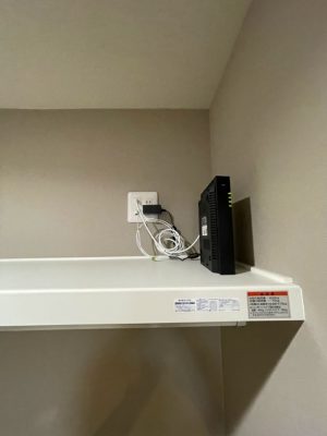 203 クローゼット内にWi-Fiルーター