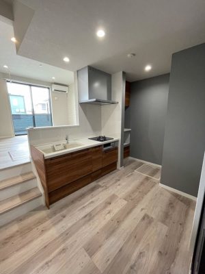 101 キッチン、スキップフロア