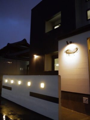 アプローチ夜景